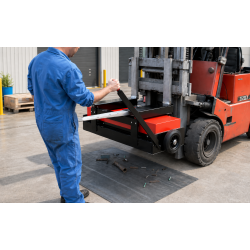 Balai magnétique professionnel SCF 1200 pour chariot élévateur