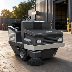 Balayeuse autoportée diesel Lavor SWL R1300 DT Bin-Up avec moteur Kubota