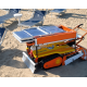 Nettoyeur de plage Barracuda à chenilles pour petites et moyennes plages