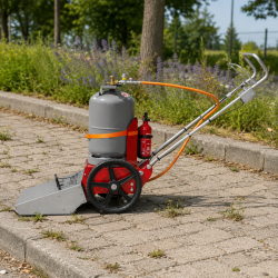 Désherbeur thermique gaz WKB 400 avec régulateur de débit et allumage batterie