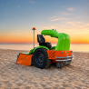 Nettoyeur de plage électrique autoporté X-AGO – Cribleuse de sable professionnelle 100 cm