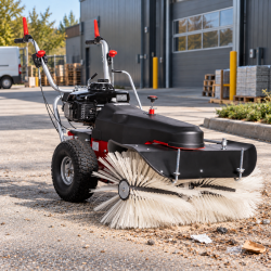 Balayeuse thermique autotractée Limpar 104 Pro Briggs & Stratton, brosse axiale de 100 cm et moteur thermique