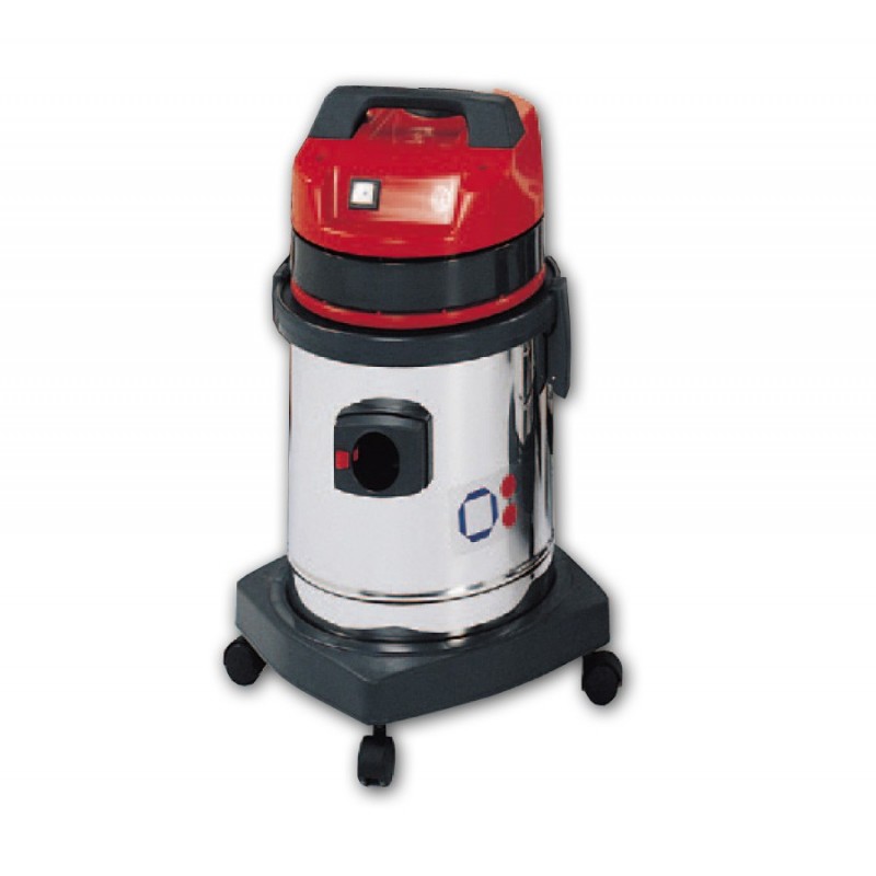 Aspirateur eau et poussières 1600W - 50L inox - 23 Kpa avec soufflerie et  vidange de la cuve