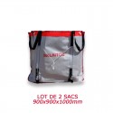 Sac à Gravat Big Bag Réutilisable Lot de 2 sacs (900x900x1000)