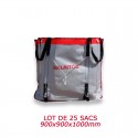 Sac à Gravat Big Bag Réutilisable Lot de 25 sacs (900x900x1000)